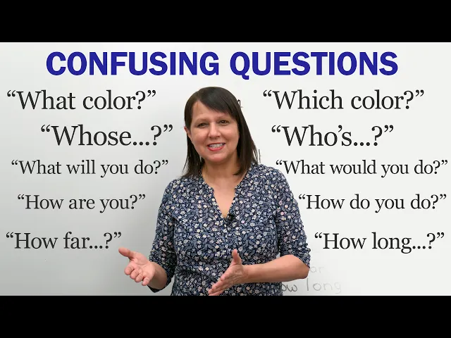 Video: 12 Confusing English QUESTIONS