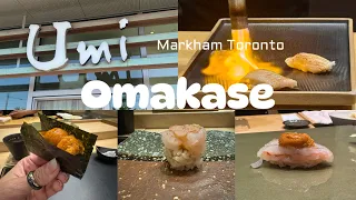 CAD98 Sushi Umi Dinner Omakase in Markham Toronto REPEAT Very good quality value