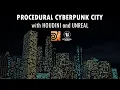 TRAILER Procedural City with Houdini Unreal