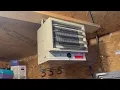 Dayton Electric Utility Heater Review See how we mounted