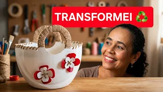 RECICLE c/Criatividade e Utilidade. Faça Você Mesmo Decoração em Garrafas. DIY IDEIAS 