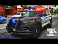 Playing GTA 5 As A POLICE OFFICER City Patrol HPD GTA 5 Lspdfr Mod 4K