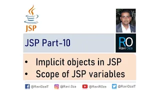 JSP Part-10 Implicit Object Scope of JSP Variables-Theory Gujarati