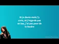 Ambré - j'me demande (Paroles)