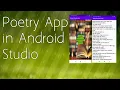 How to create Poetry App in Android Studio