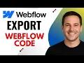How to Import or Export Webflow Site Code Easily