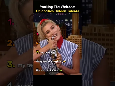 Ranking The Weirdest Celebrities Hidden Talents 🤹♂️