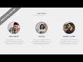 Complete Responsive Our Team Section Using HTML And CSS HTML And CSS Tutorials