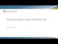 Aug 11 2026 - Resource Interconnection Standards Fair