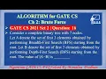 GATE CS 2021 Set 2 Q 16 Consider a complete binary tree with 7 nodes Let A denote the set of first