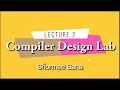Compiler Design Lab 2 Phases in compiler Lexical Syntax Semantic Analysis Code Generation