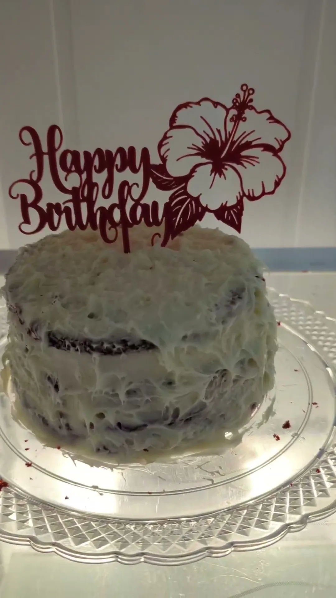 Habiscus Birthday Topper