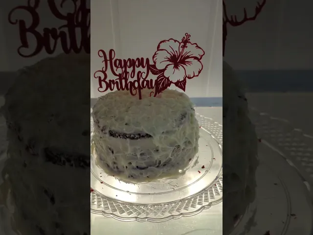 Habiscus Birthday Topper video thumbnail