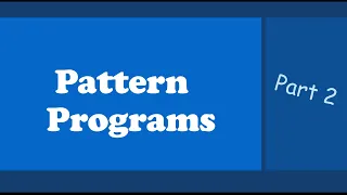 Pattern Programs Java Program Explained Part 2 ICSE Class 10