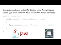 Tricky JavaProgram codesnippet