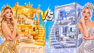 GOLD ROOM๐ vs ๐ฉถ SILVER ROOM! ๐ฑโจ One Looks RICH, One Looks FUTURISTIC! ๐ฐ๐ฅ WHO WINS?!