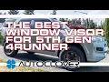 AUTOCLOVER WINDOW VISOR 5TH GEN TOYOTA 4RUNNER 2022 TRD SPORT