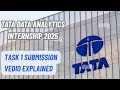 Tata IQ Internship 2025 Task 1 EDA Risk Profiling Explained Quiz Answers Report Guide