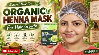 Organic Henna Mask for Hair Growth | Natural Hair Care Routine | RARA
