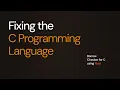 Fixing the C Programming Language using Rust Static Analysis Tooling for C Caw