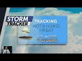 Tracking rain and t-storm chances Friday afternoon heat