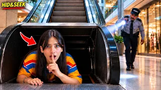 Spending Overnight Inside A Mall 24 Hours Challenge | * Gone Wrong 😨* | SAMREEN ALI