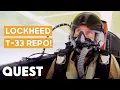 Kevin and Dave Swipe Lockheed T-33 Jet Moments Before An Air Show Airplane Repo
