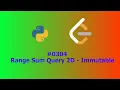 No Sound Leetcode 304 Range Sum Query 2D - Immutable