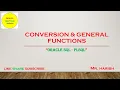 Oracle SQL Conversion General Functions