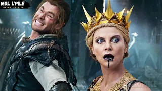 ملكة شريرة تريد السيطرة على العالم بمساعدة مرآتها لكن صياد شجاع يتصدى لها ملخص فلم 𝐓𝐡𝐞 𝐇𝐮𝐧𝐭𝐬𝐦𝐚𝐧 