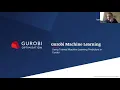 Webinar Using Trained Machine Learning Predictors in Gurobi