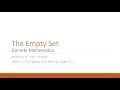 M8 V2 The Empty Set