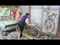 Girl Mechanic’s Determination Restores a NOVIA 150cc Motorbike Neglected for Twenty Years