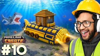 Minecraft Engineer's Mod - Submarine House (Create Mod #10)