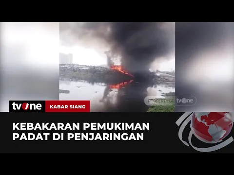 Daerah Padat Penduduk Dilanda Kebakaran Hebat, 20 Damkar Diturunkan