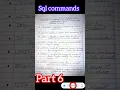 sql commands