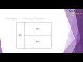 HTML Nested Frameset tutorial