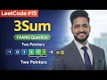 Leetcode 15 3Sum Java Pattern 2 Two Pointers