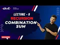 Lecture - 8 Combination Sum Leetcode Backtracking Recursion C
