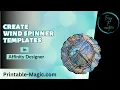 Create an easy Wind Spinner Template in Affinity Designer - Step-by-Step Tutorial