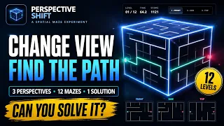 Perspective Shift Mini Game Project Demo HTML CSS JavaScript Source Code