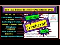 Top Java Basics Interview Questions for Freshers in 2025