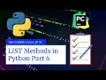 List Methods in Python Part 6 Copy Index Episode Python Tutorials for Beginners Hindi