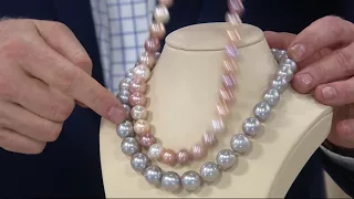 Honora Grey Ming Cultured Pearl 18 Necklace on QVC