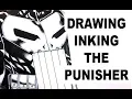 Walden Wong Art Drawing Inking Marvel Comics PUNISHER