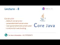 Constructor in java Parameterized Non Parameterized Constructor Overloading By Adil Sir L - 8
