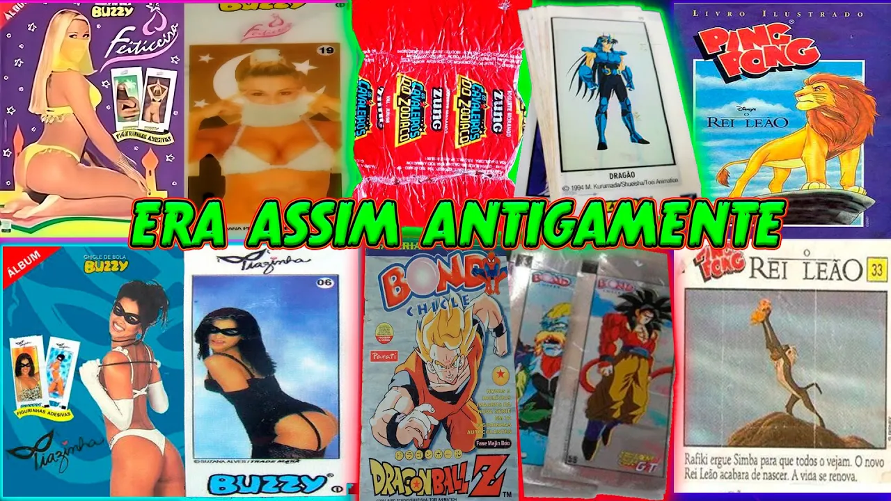 AS MELHORES E MAIS DOIDAS FIGURINHAS E ALBUNS DOS ANOS 90