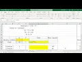 Solution to Linear Programming Problem using Excel
