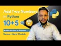 Python Basics Add Two Numbers in Hindi Multiple Solutions Explained