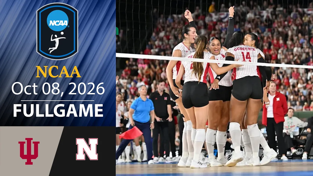 Indiana vs Nebraska FULL GAME Oct 8, 2026 | NCAA Women's Volleyball 2026